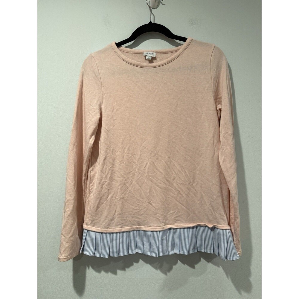 J Crew Layered Top Womens Small Stretch Travel Vacation Minimal Preppy Academia